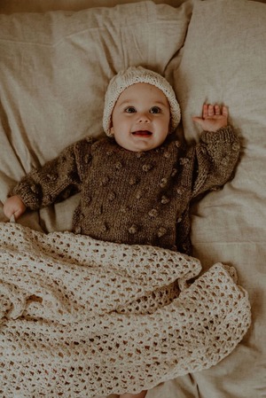 brown pom-pom jersey