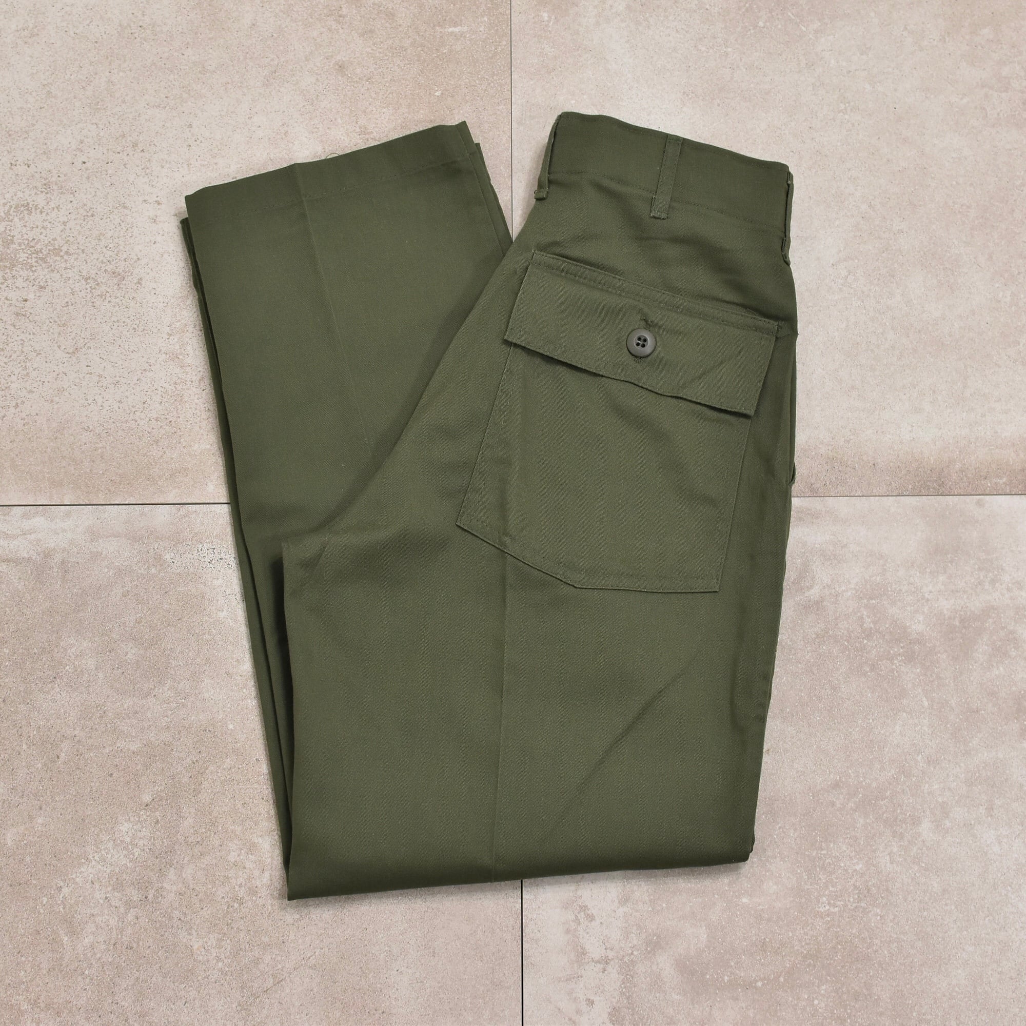 80s U.S.ARMY dorable press OG-507 utility pants