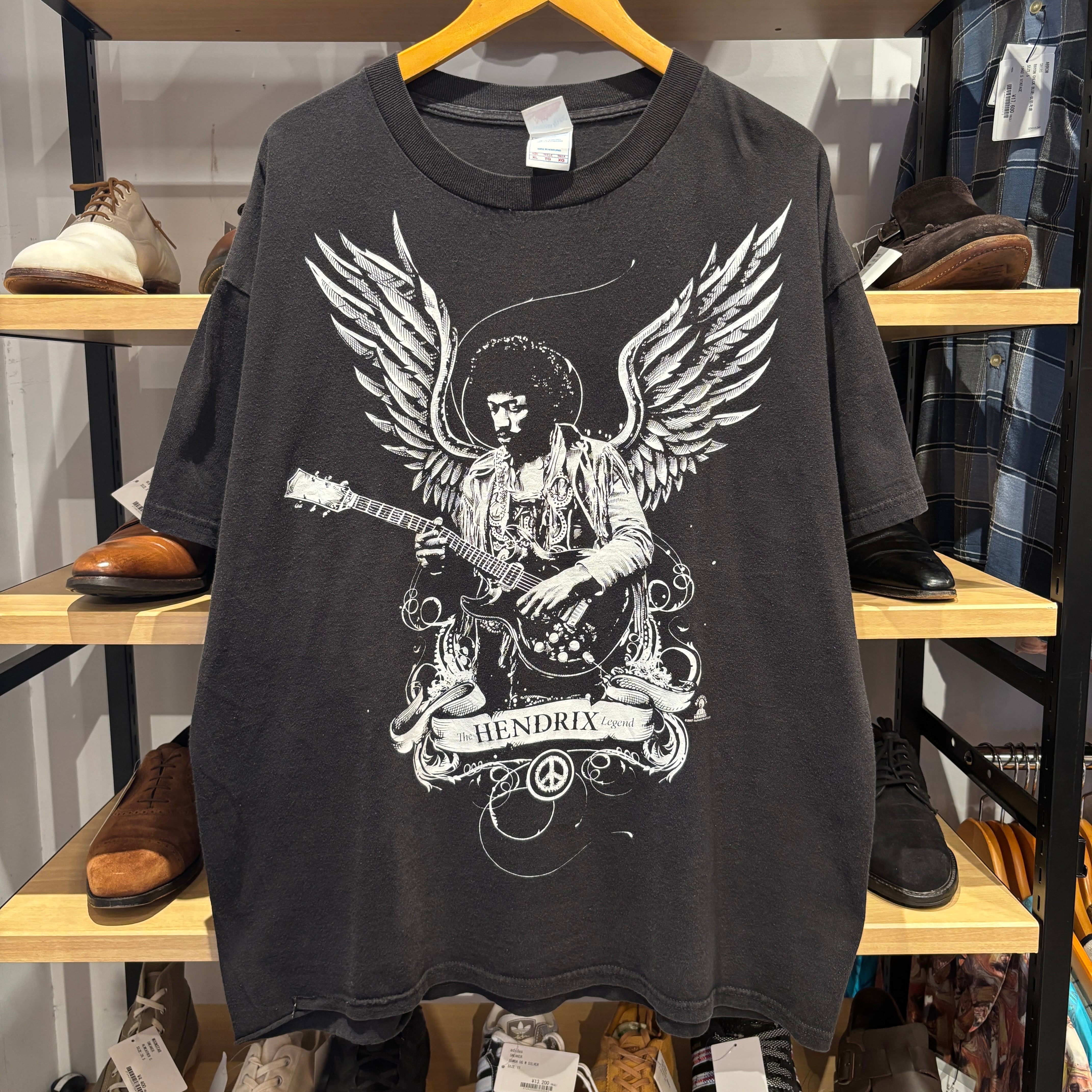 033　手元で大切にしていたヴィンテージチケット等 JIMI HENDRIX T-SHIRT | safarionline