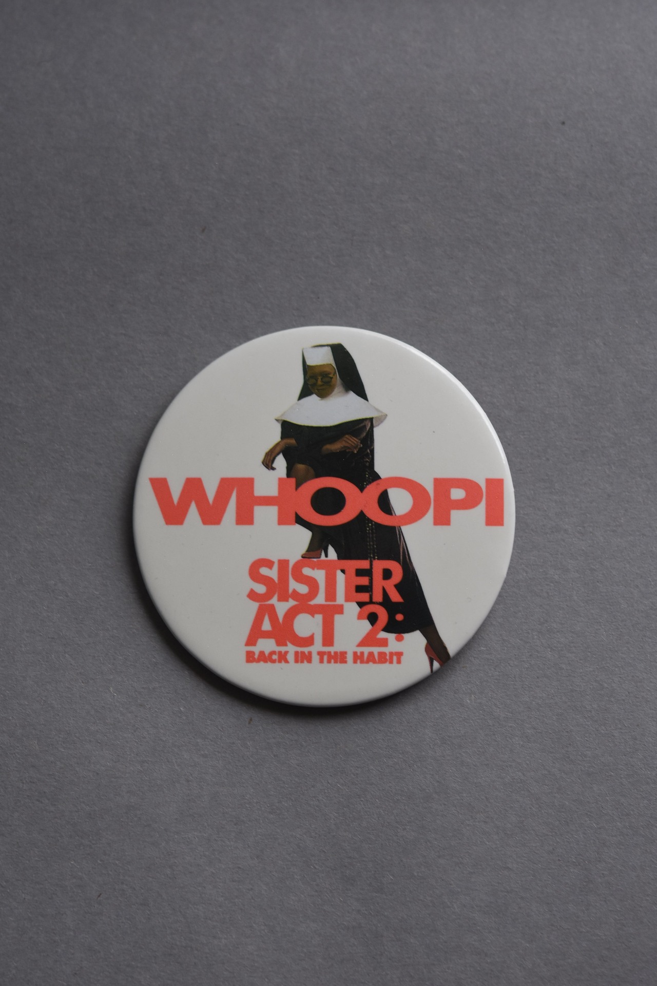 OK／90's "Sister Act 2: Back in the Habit" movie tin badge