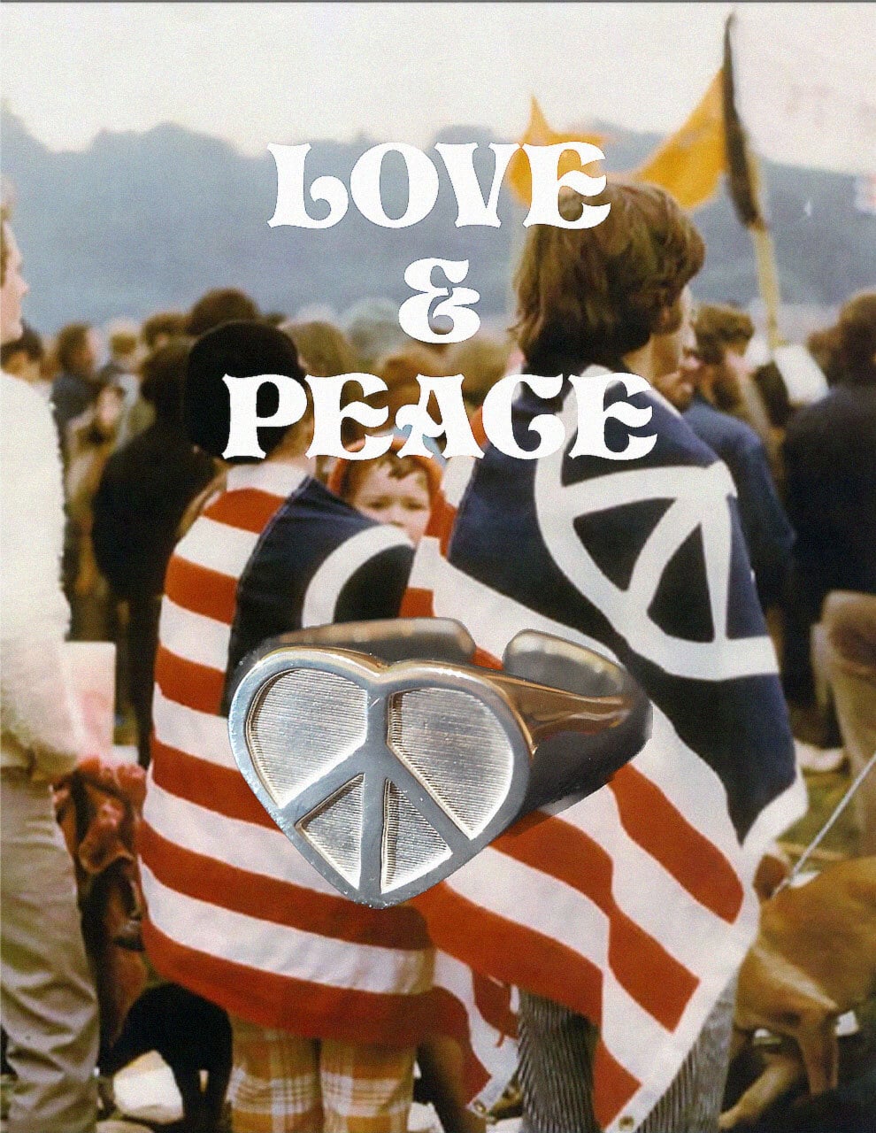 IN-PUT-OUT Love&Peace Ring Silver925 リング Love&Peace Ring/ Silver925 シルバーリング/ IN-PUT-OUT | ONTHEWAY STORE