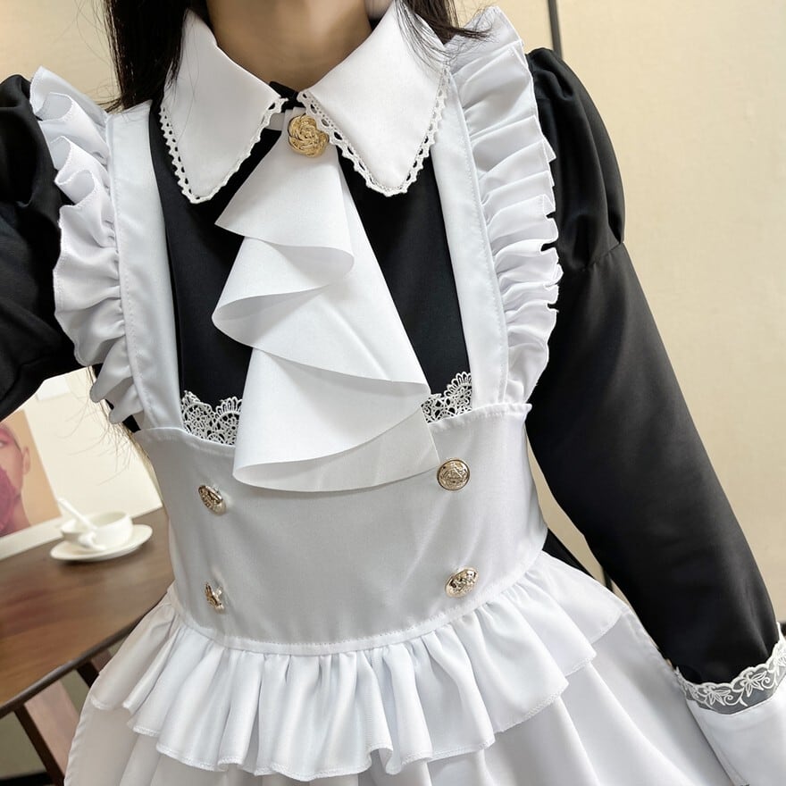 クラシカルメイド｜ロング系メイドエプロンセット コンカフェ制服向け