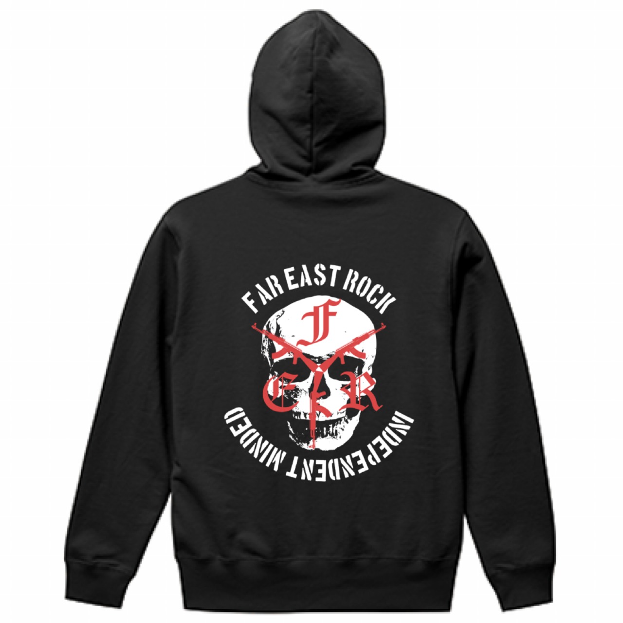 【関税込み】DANCER ブラック OG フーディ XXL / XXXL】10.0oz パイル地 スカル H/C フーディー 黒×白