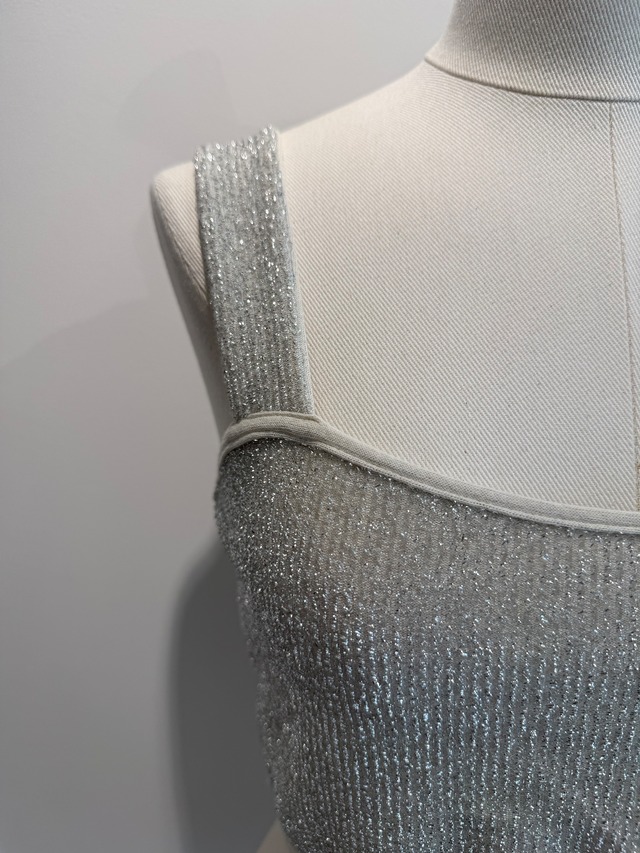 jonnlynx/JL-226-CT1109 lame cami silver