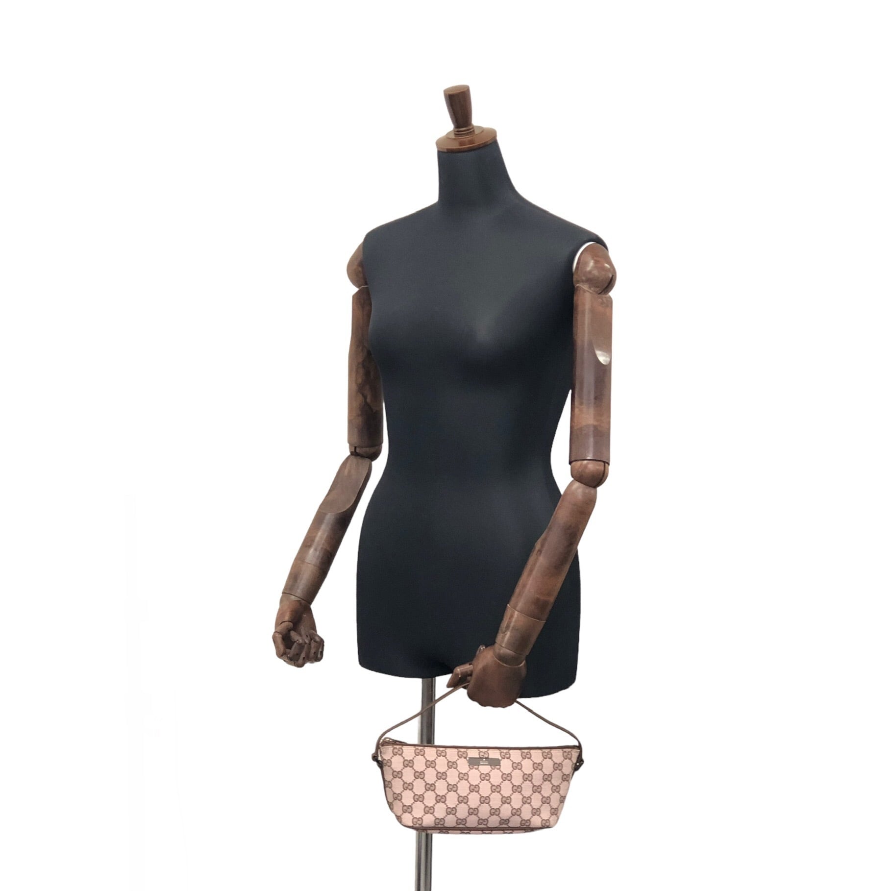 GUCCI グッチ GG柄 キャンバス アクセサリーポーチ ハンドバッグ