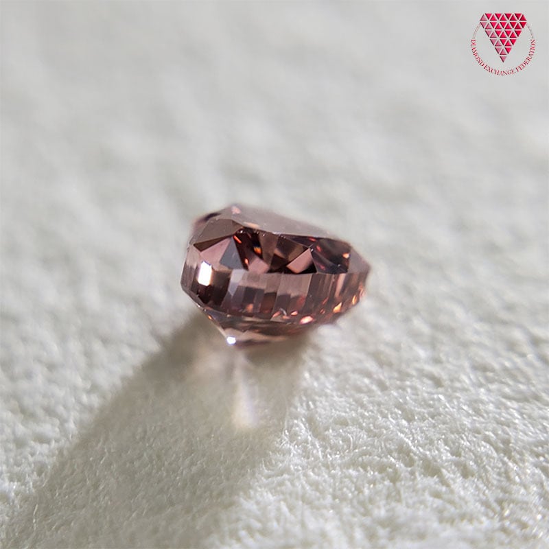 0.053ct SI-1 天然ピンクダイヤモンドFANCY DEEP PINK