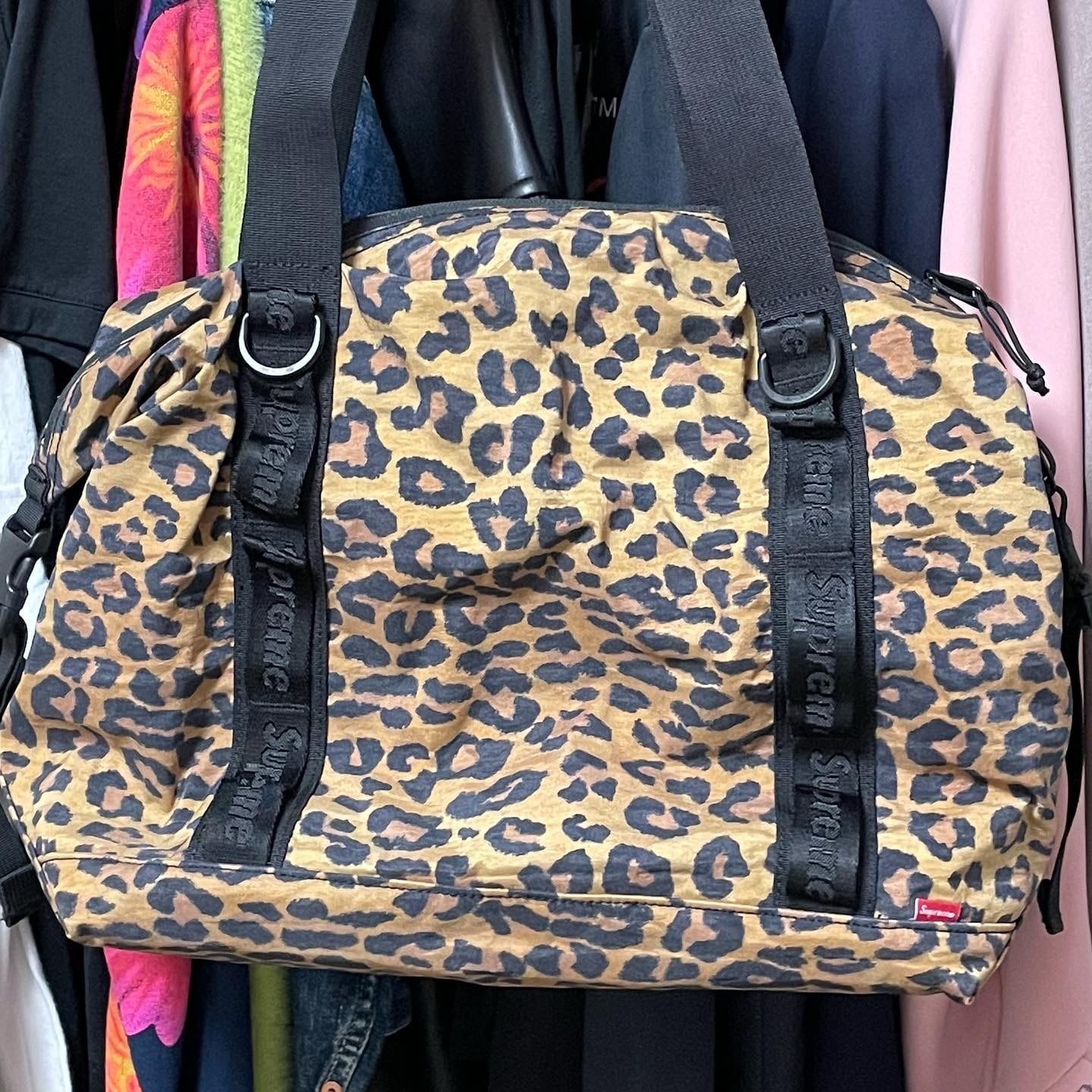 Supreme Zip Tote Leopard 豹柄 トート バッグ