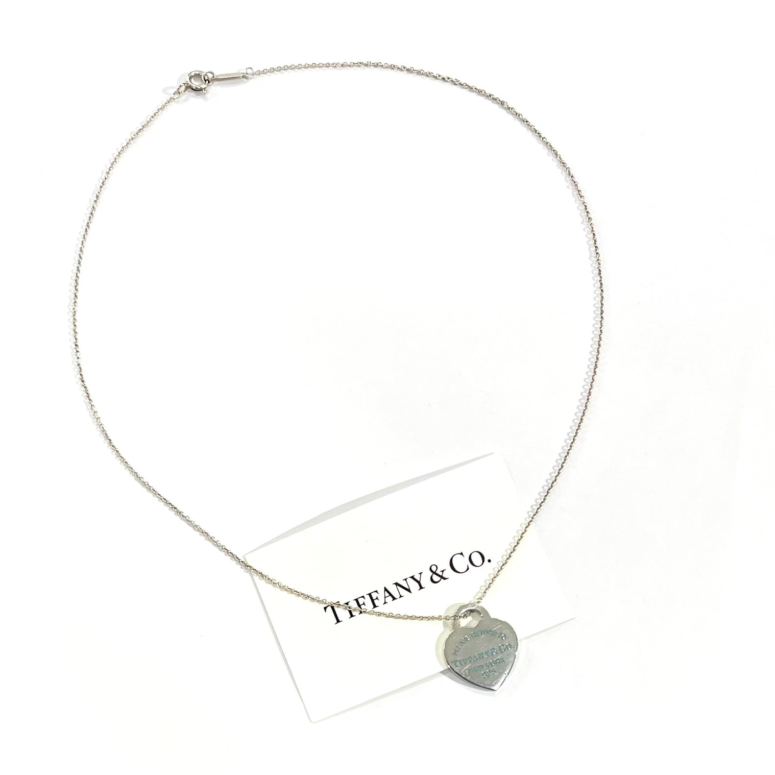 TIFFANY&CO.】2534 ティファニーブルー “PLEASE RETURN TO” ハートタグ