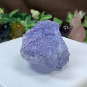 34.幻想的な色合い☆ヤオガンシャン産・パープルフローライト原石
