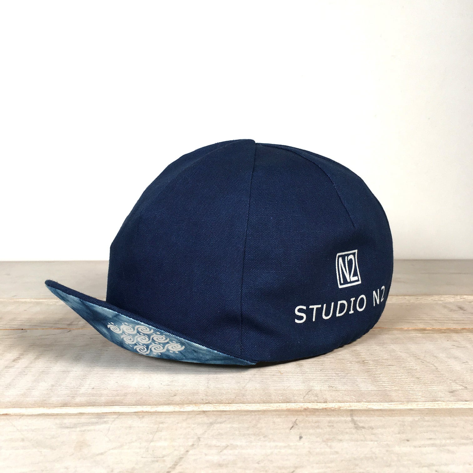 Natural indigo cotton canvas cycle cap Type-4 new color | STUDIO N2