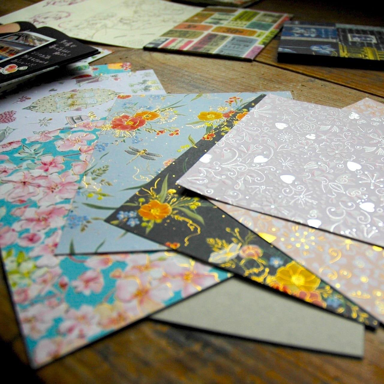 デザインペーパーシール】ランダム4種セット | Atelier d' Papier