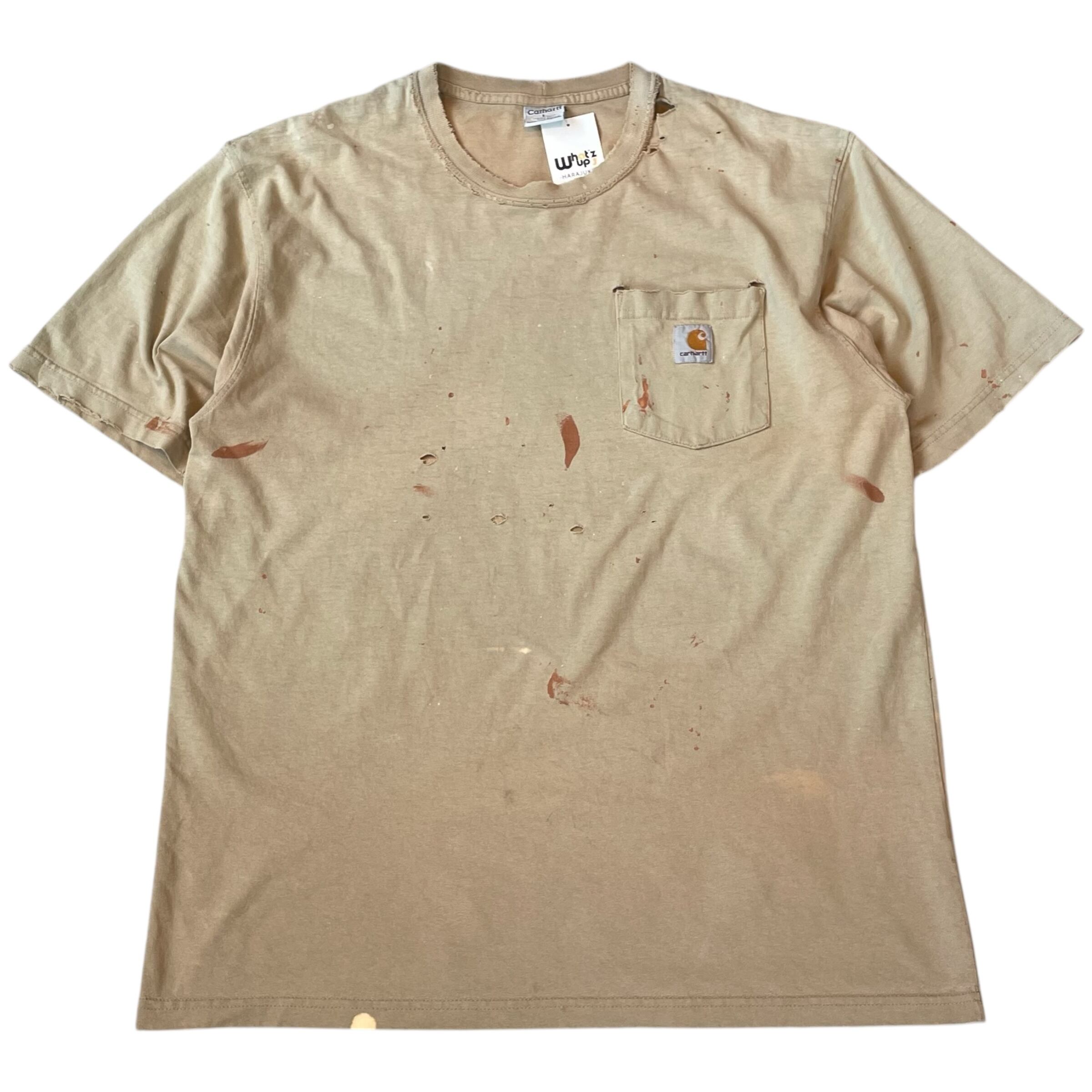① 00s Carhartt "Worked fade" pocket T-shirt