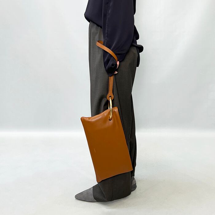 【美品】ORSETTO オルセット　ラフィア レザー　クラッチバッグ ORSETTO オルセット バッグ RETE 2WAYレザーショルダー 01-077