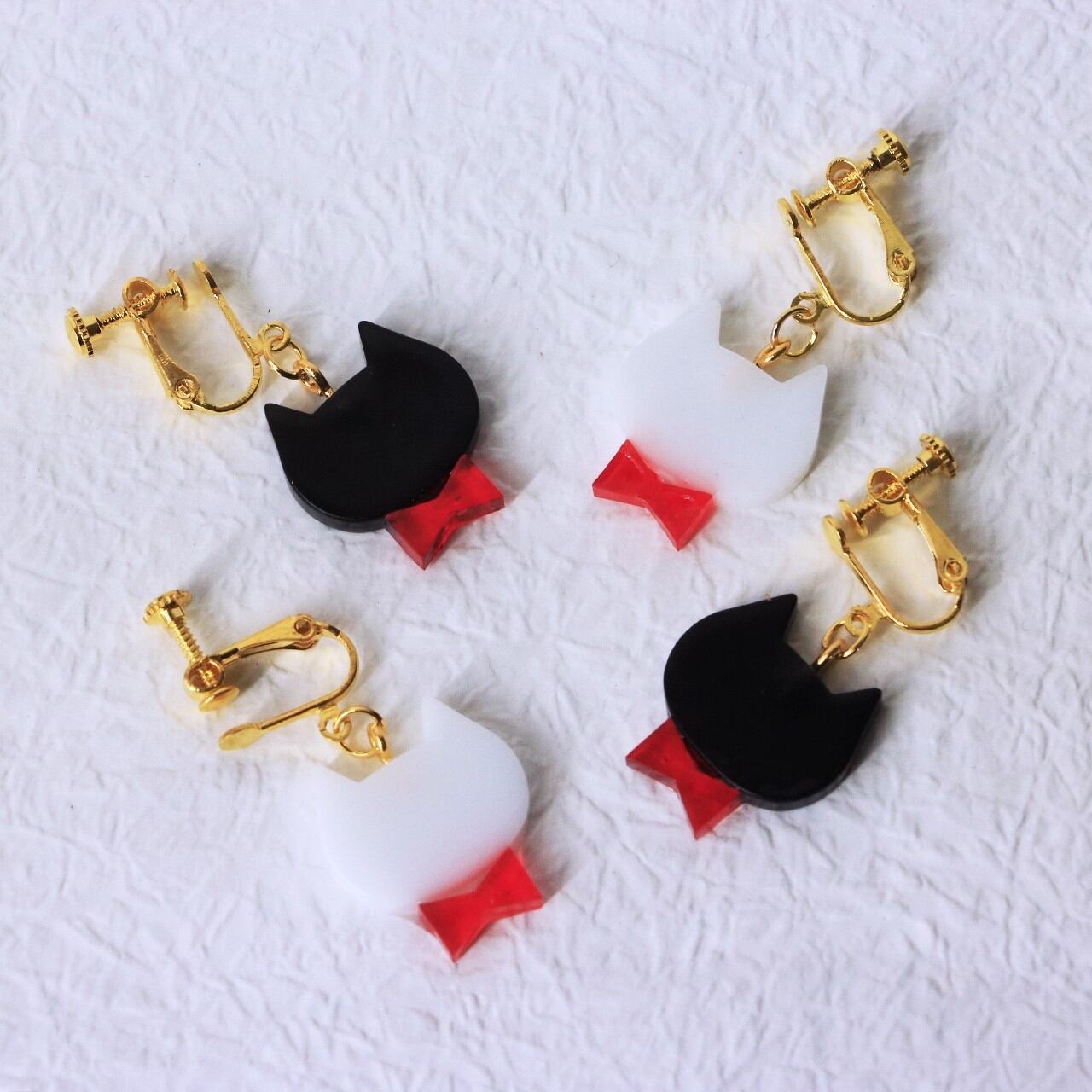 ねこちゃんイヤリング・ピアス | JADE ARTS