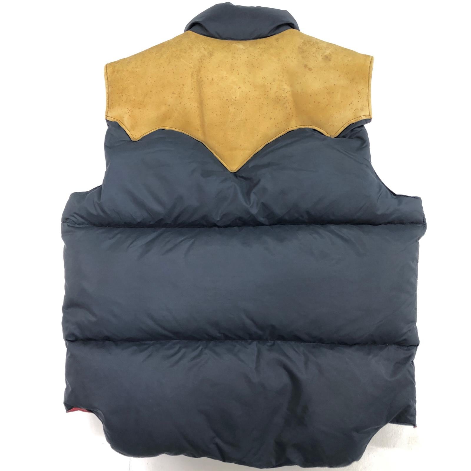 Rocky Mountain FeatherBed ダウンベスト ヨーク切替 ROCKY MOUNTAIN ロッキーマウンテン 70年代 DOWN VEST ヨーク切り替え
