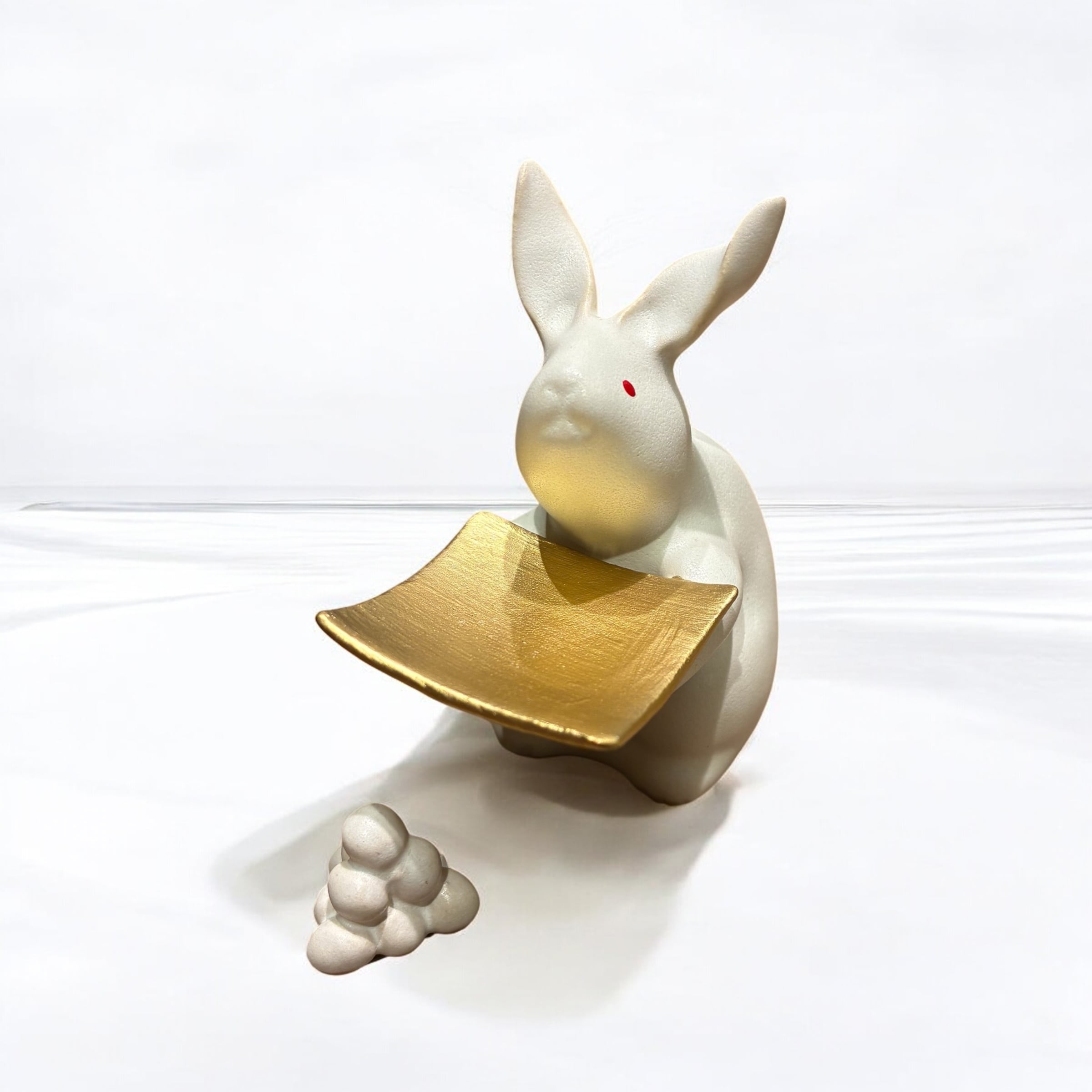 25秋】うさぎ(高さ7.5cm)お団子 | TSUNE;田中恒子の器 オンラインストア