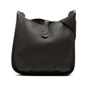 エルメス エブリン3 トロワ GM 斜め掛け ショルダーバッグ ダークブラウン系 トゴ レディース HERMES 【中古】