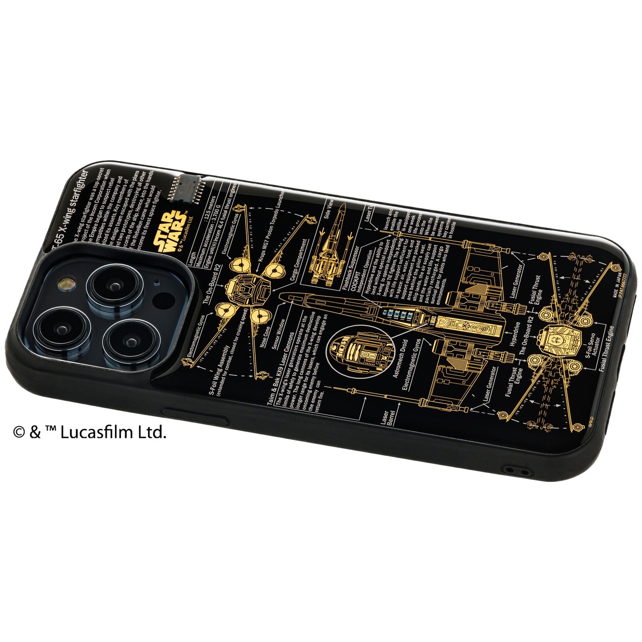 FLASH X-WING 基板アート iPhone 14 Pro Max ケース | PCB ART moeco 