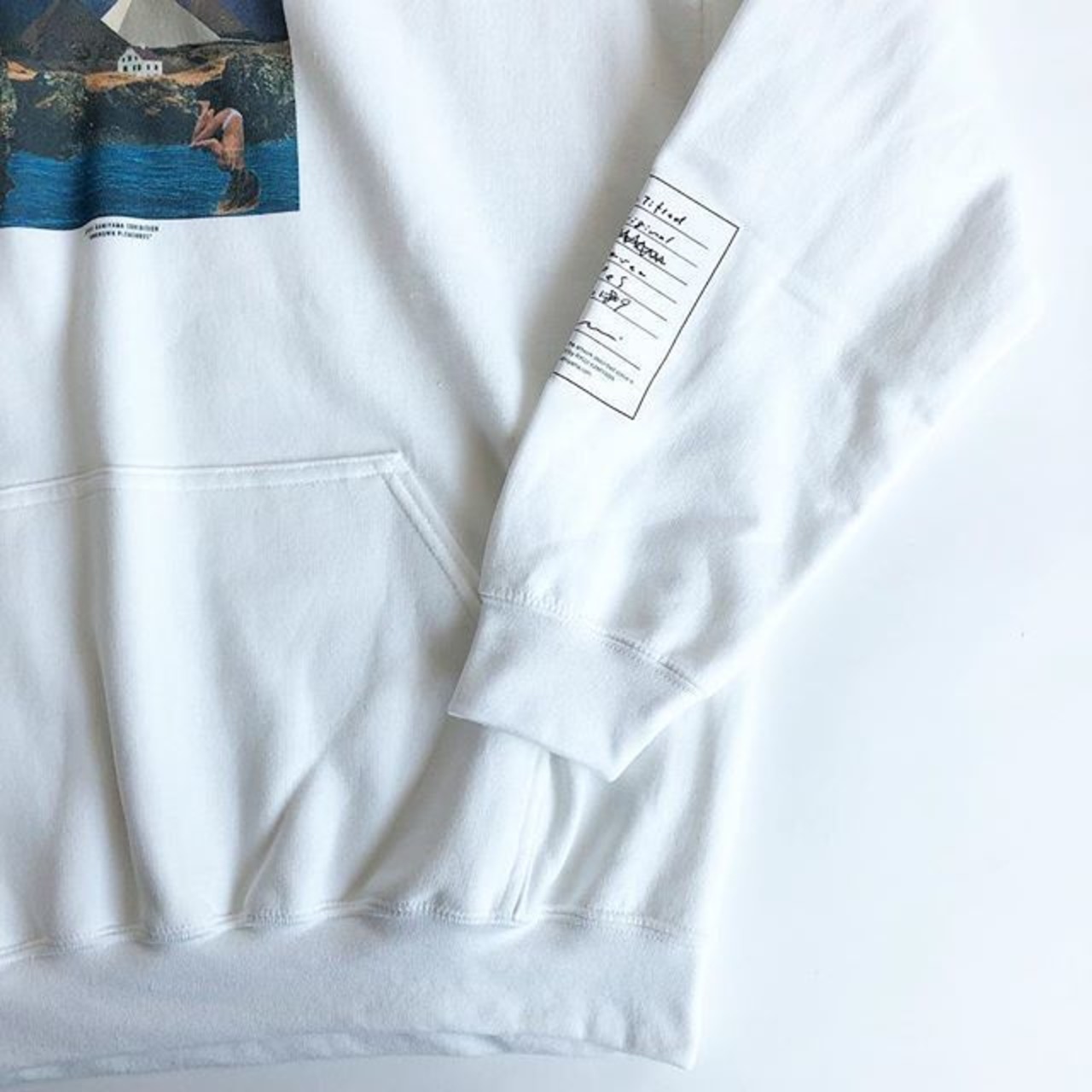 RYUJI KAMIYAMA / SWEAT PARKA / UNKNOWN PLEASURES / WHITE /  神山隆二 / スウェットパーカー / ホワイト