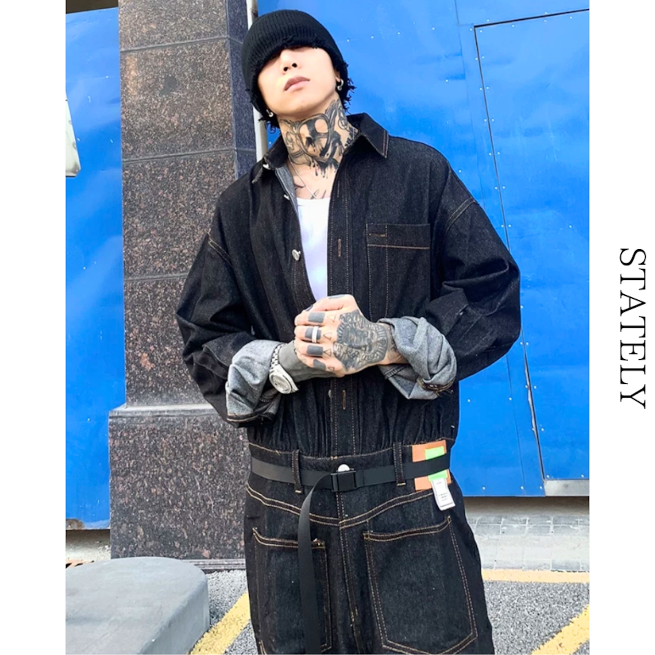 Urban Denim ジャンプスーツ/2color_ST03・画像5
