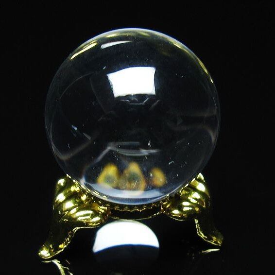 水晶 丸玉 30mm 一点物 141-7691