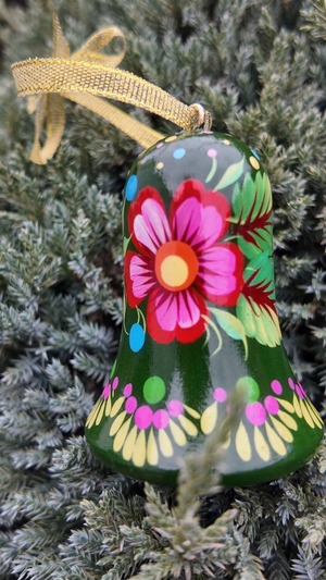 クリスマスデコレーション　ベル1点のみ（ティモシェンコ作）