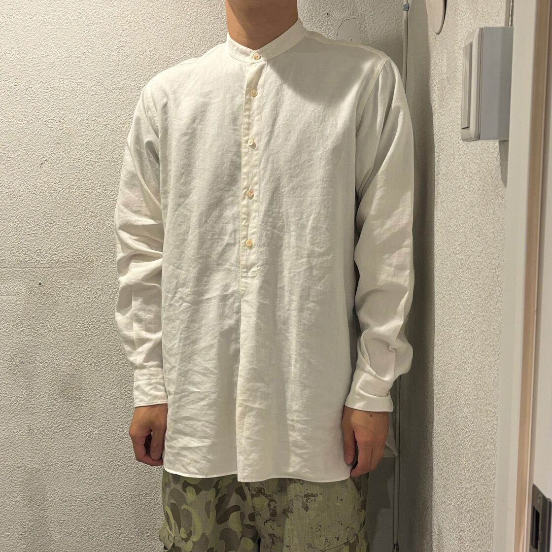 MAATEE&SONS マーティーアンドサンズ 極上 LINEN 厚 PULLOVER SHIRTS 