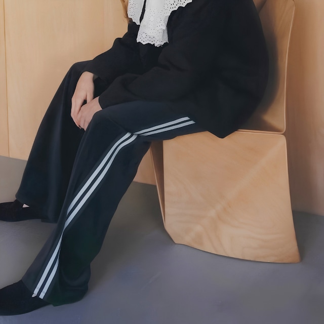 【 anuke 】Velour Track Pants
