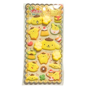 サンリオ　もちプニュ〜ステッカー　ポムポムプリン　