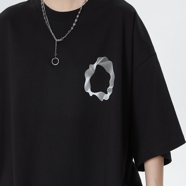 geometric curves tee　幾何学曲線ティー　J0147
