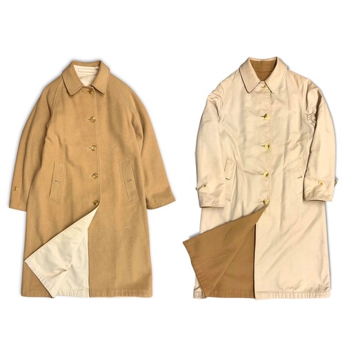 80s burberrys reversible coat 一枚袖 バーバリー burberry 