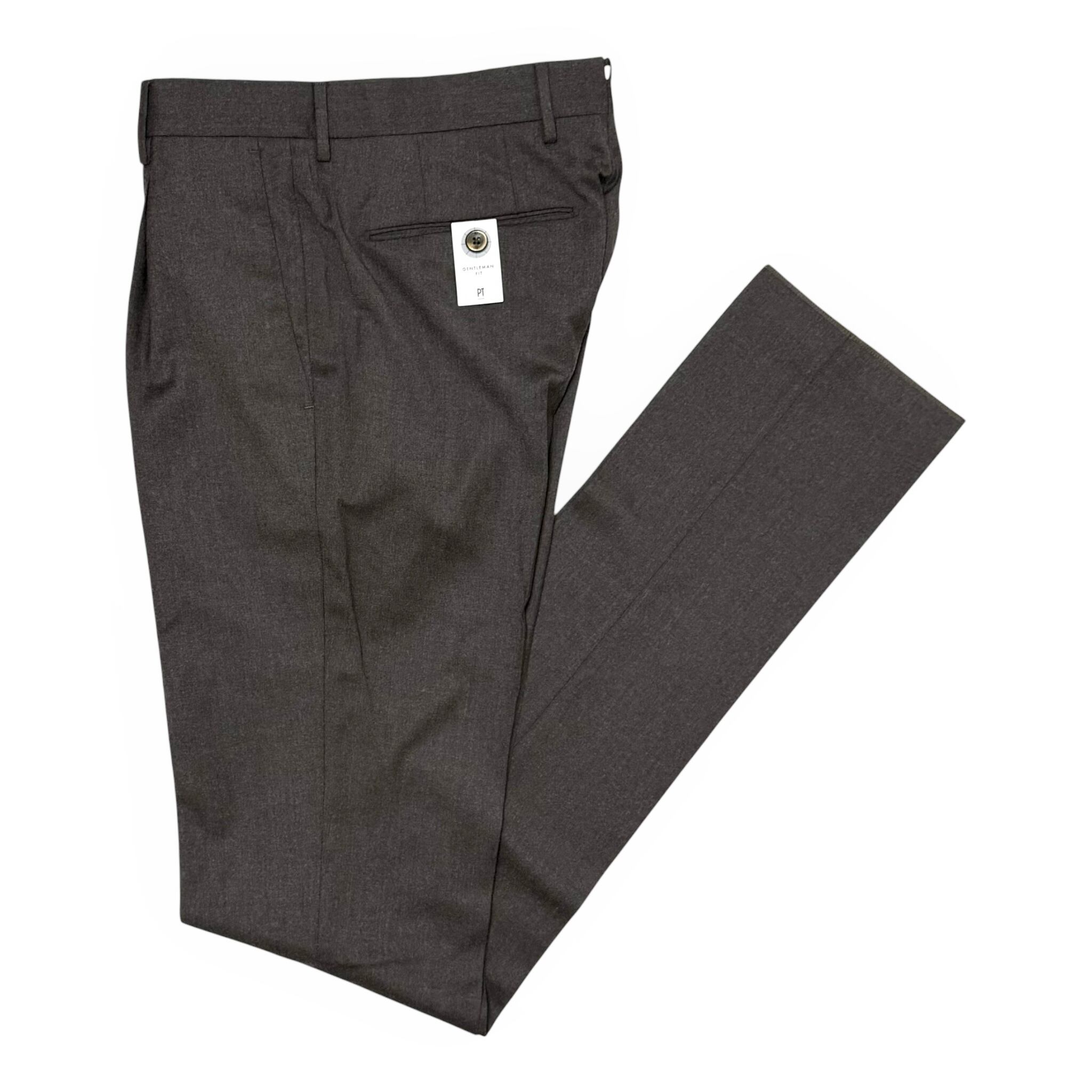 PT TORINO(ピーティー トリノ) Stretch Wool Slacks/GENTLEMAN FIT(COGF11ZP0CL1/CM13/0165)/GRAYISH BROWN