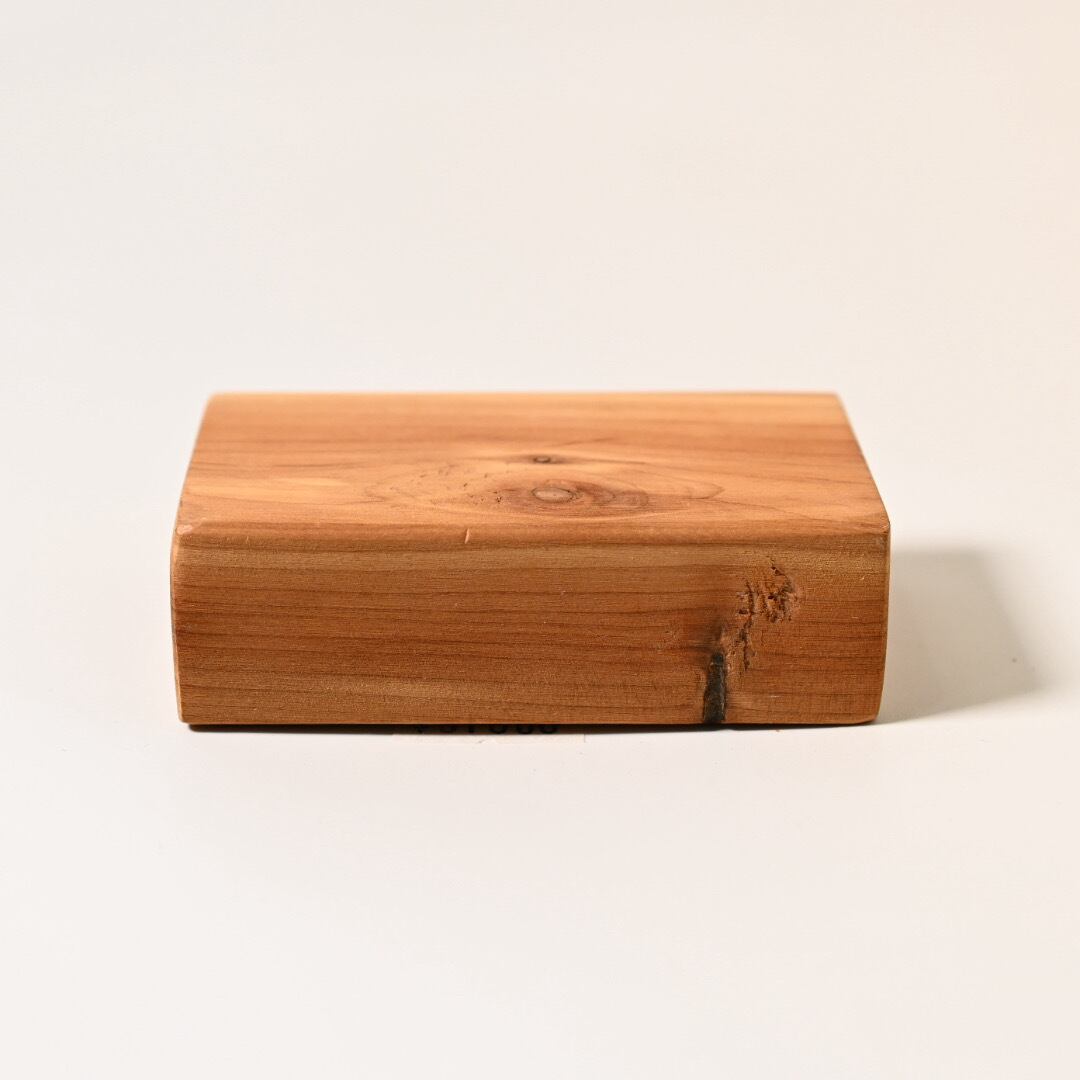 80's~ Vintage L.L.Bean Cedar Wood Block #14 | Button Works Store