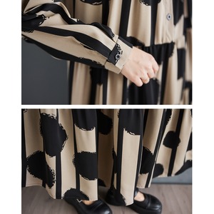 Polka Dot Tiered Dress / ポルカ ドット ティアード ドレス ワンピース