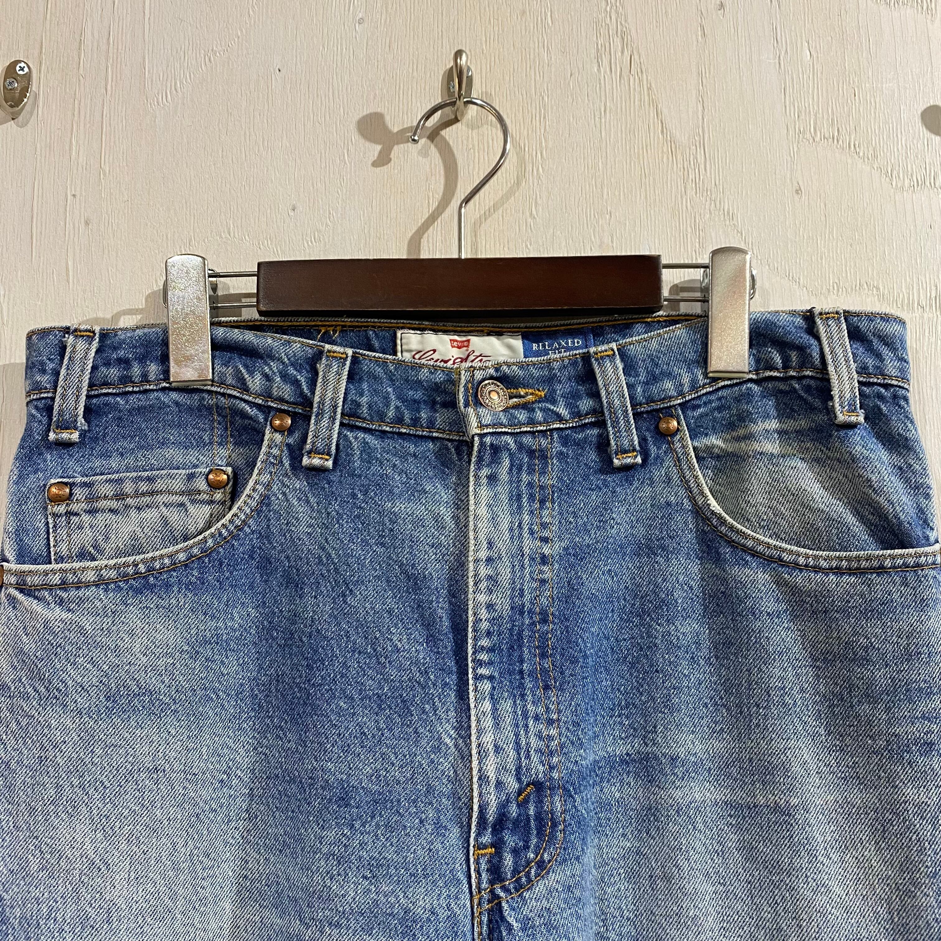 W34 L30』USA製 Levi's 540 リーバイス バギーデニムパンツ 古着 古着