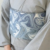 リバーシブル半巾帯 ［静かな心音］❤︎