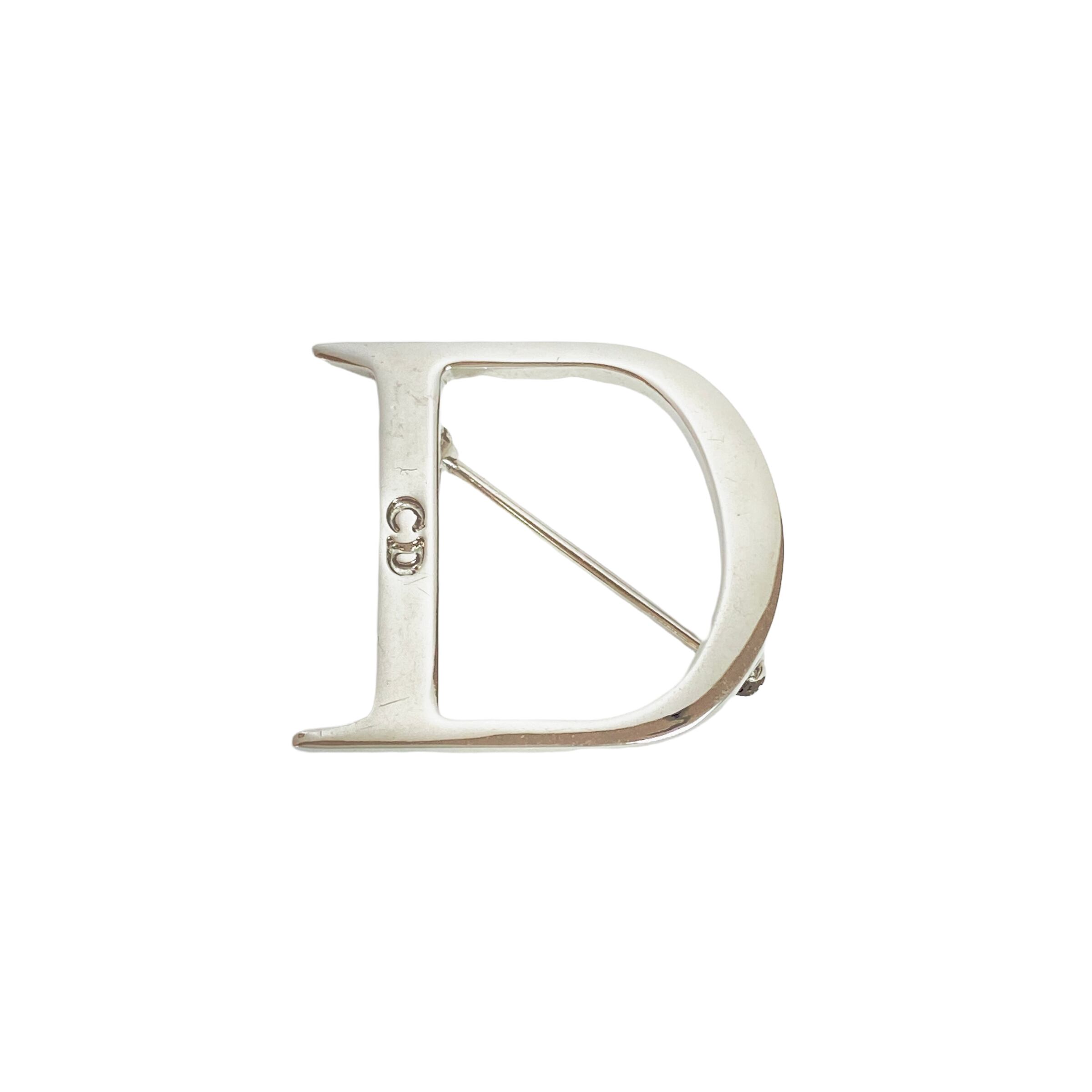 Christian Dior ディオール ブローチ シルバー アクセサリー
