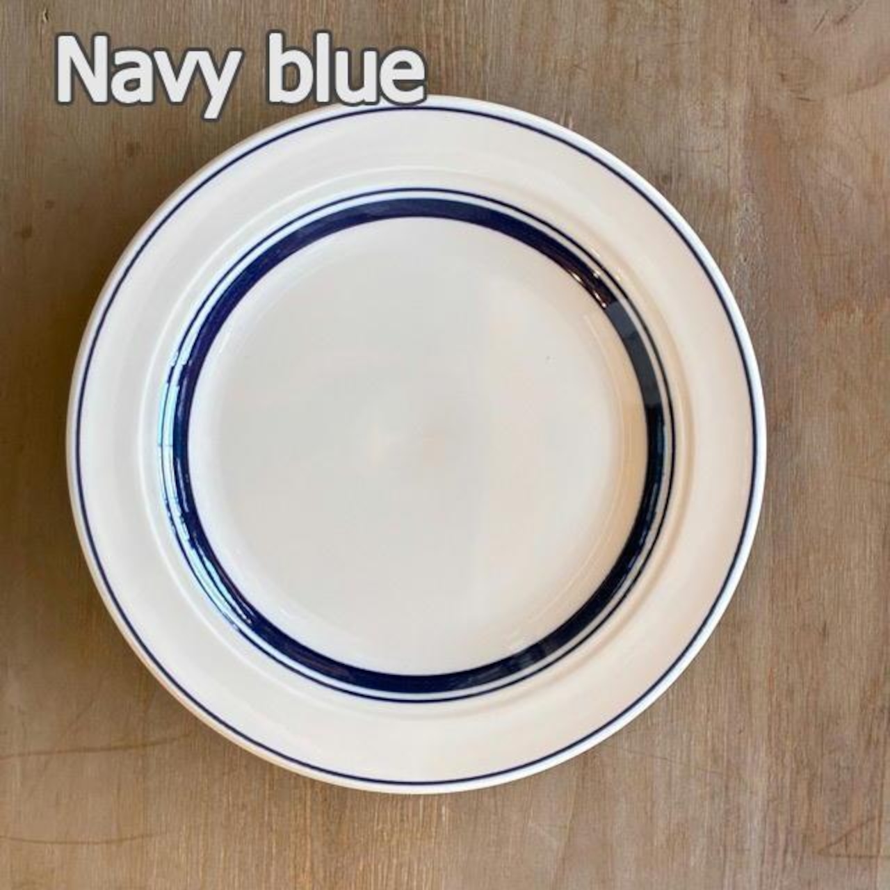 Countryside Cake Plate 17.5cm 4color　カントリーサイドケーキ皿　全4色　イエロー　ブルー　ネイビー　グリーン　小皿　電子レンジ　食洗機　オーブン
