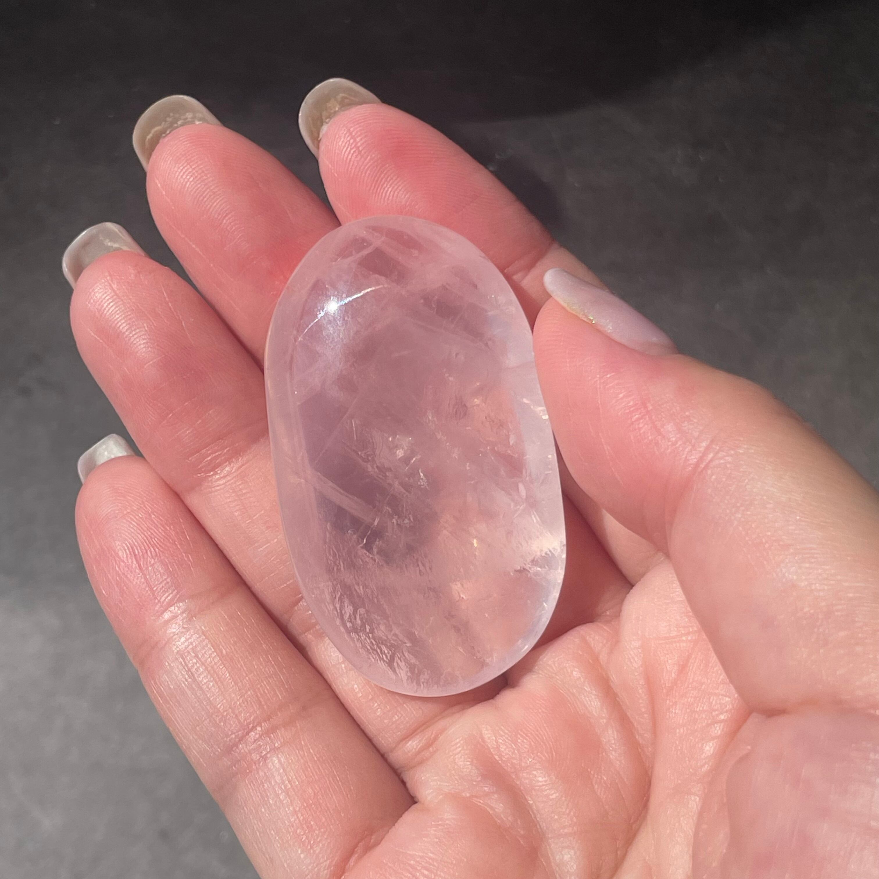 モザンビーク産♦︎Rose Quartz ローズクォーツ|palm パーム|天然石