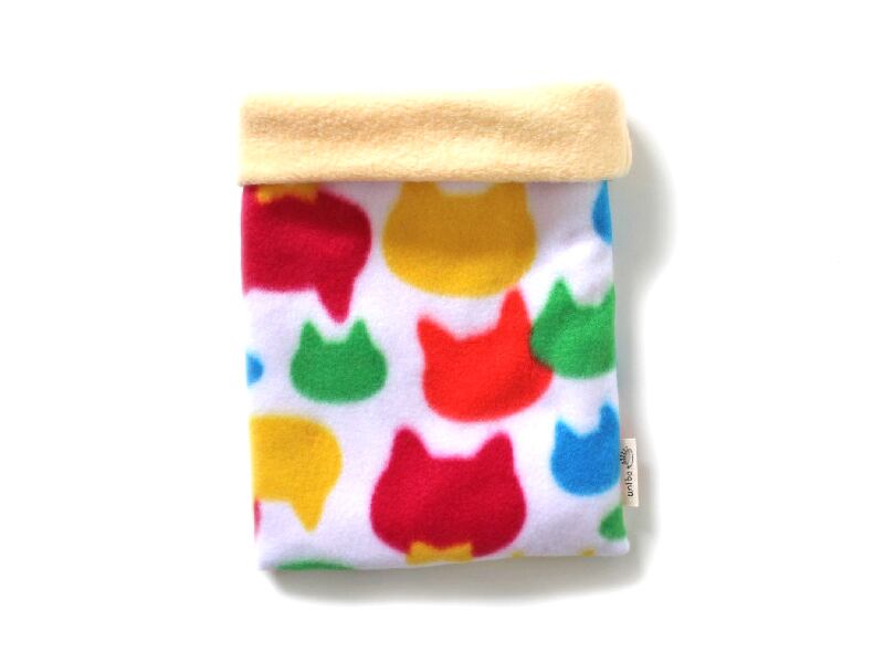 ハリネズミ寝袋　スター ハリネズミ用寝袋 M（冬用） フリース×フリース スター ネイビー