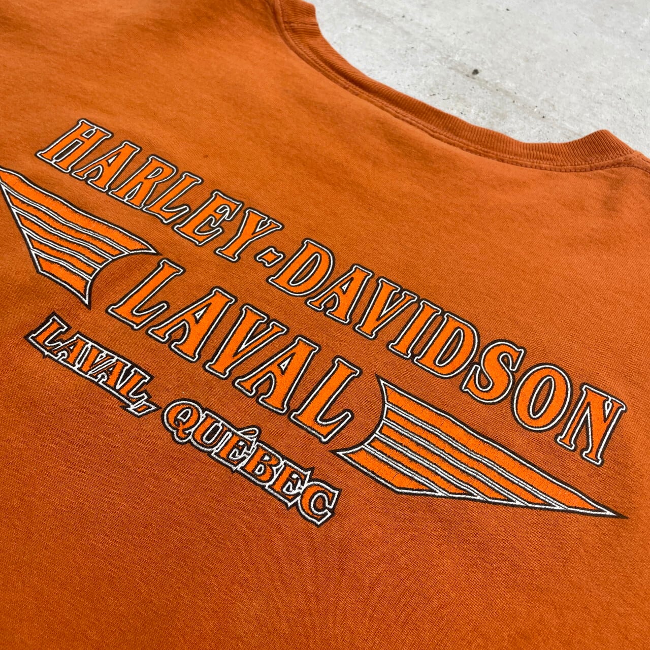 Harley-Davidson ハーレーダビッドソン ロゴプリント ロングTシャツ