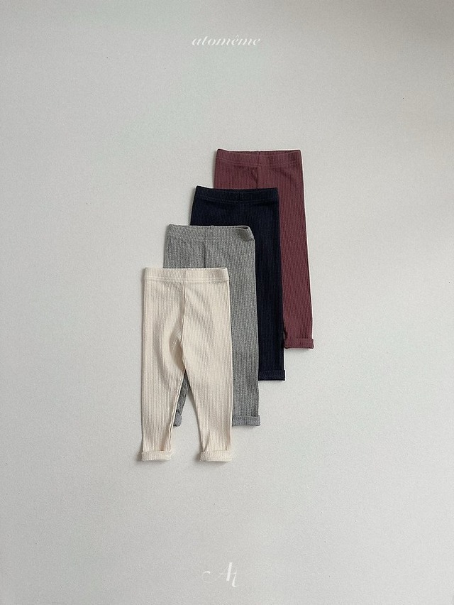 【予約】Milky Rib Leggings / atomeme