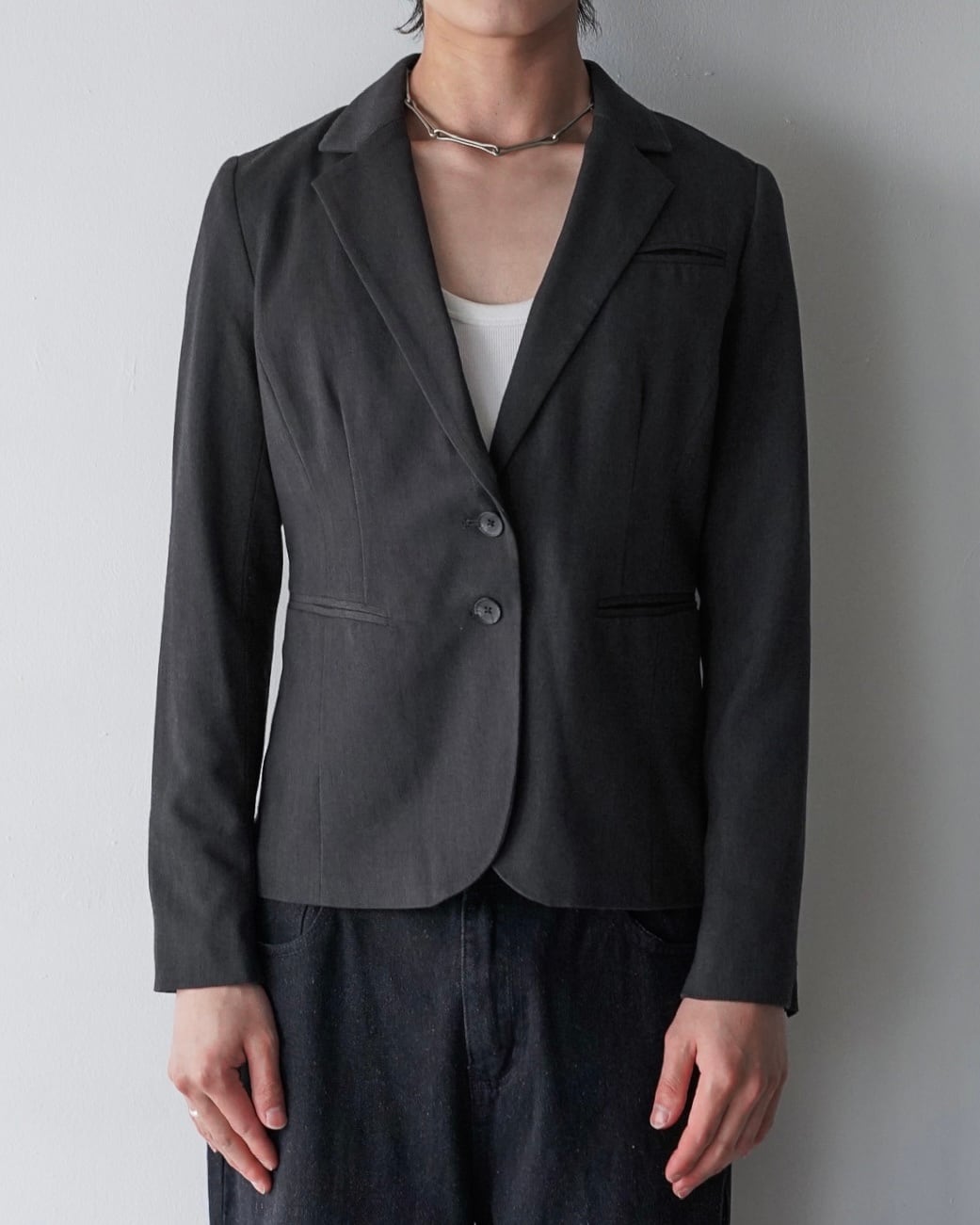 Hype-24 double zip drizzler jacket / black | Hype