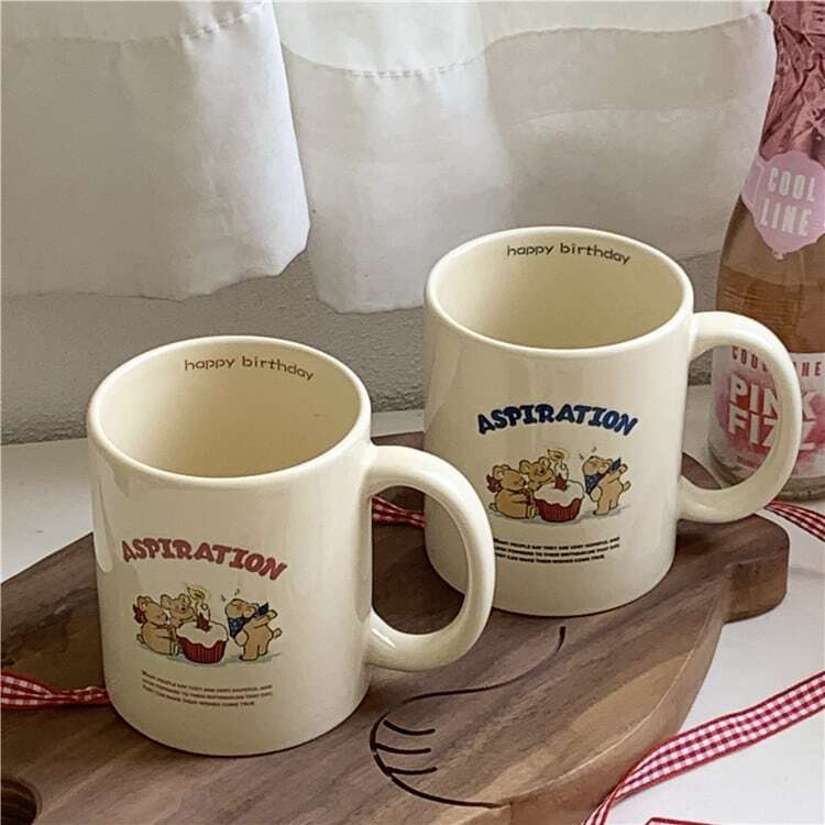 【CUP】ハッピーバースデークマ柄マグカップ