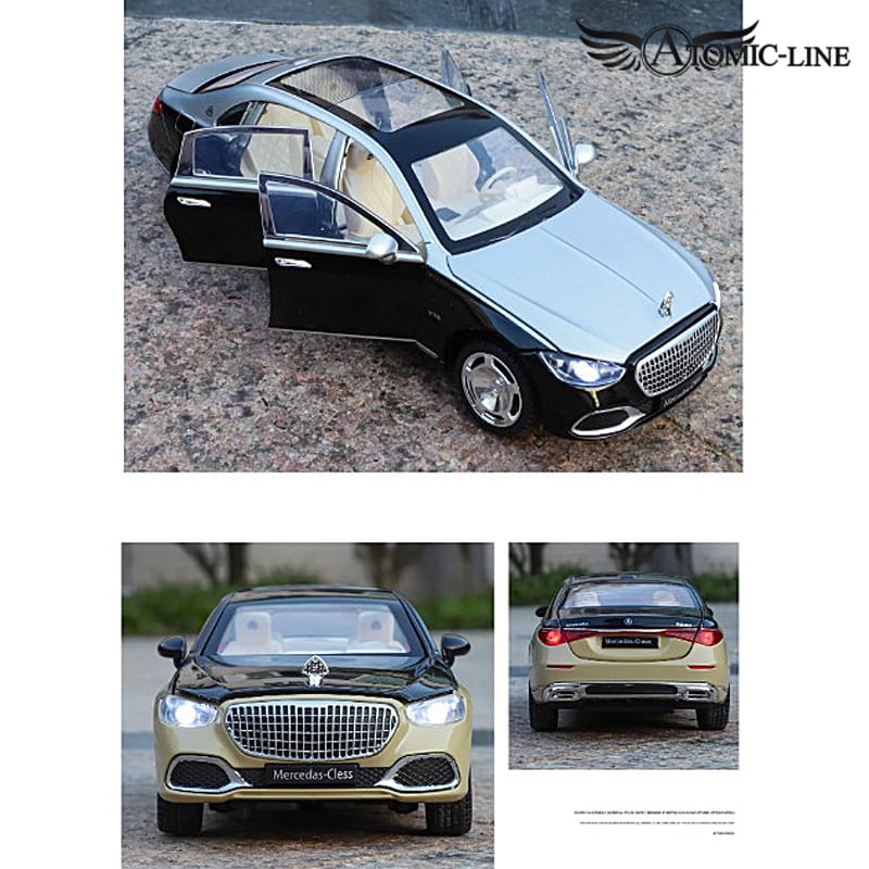 Mercedes マイバッハ S680 キーレスリモコン USB充電 1/24 ミニカー 全