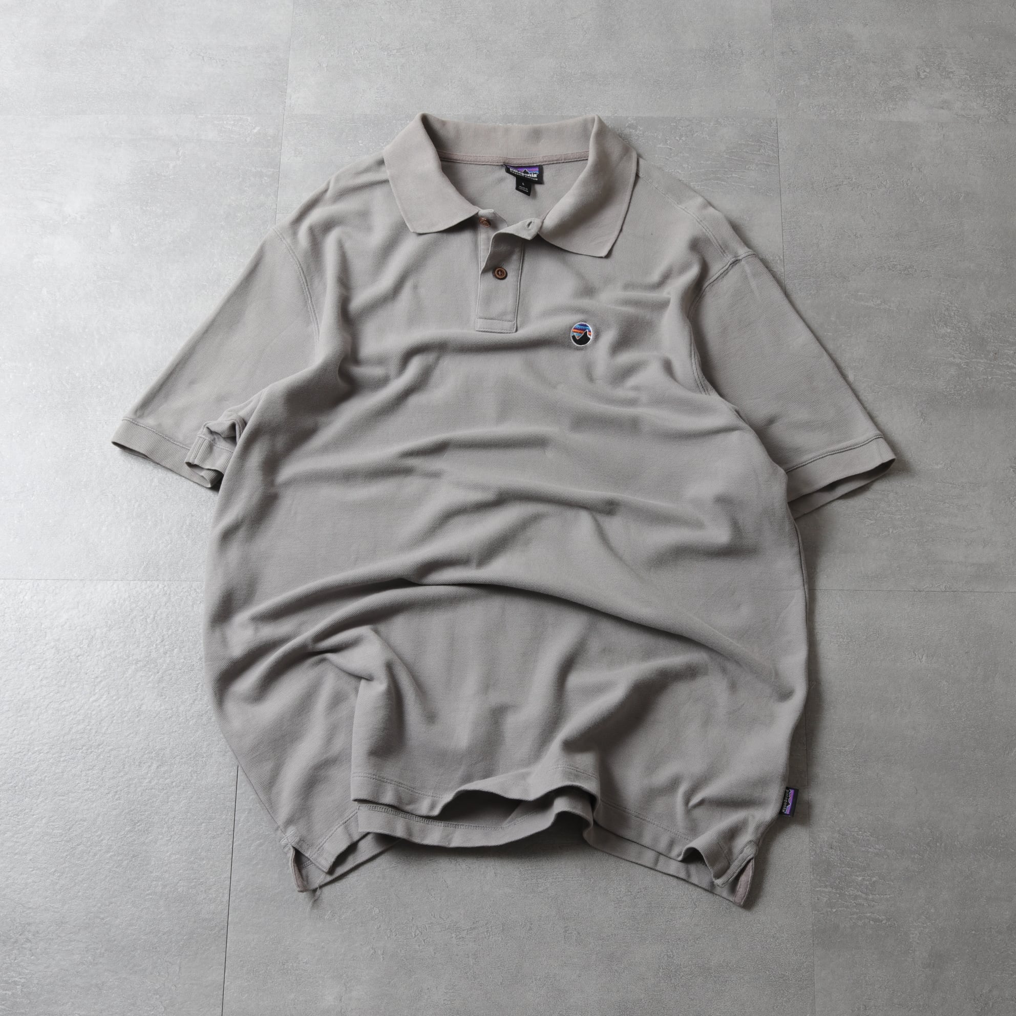 00's Patagonia S/S Polo Shirt, black s0 122057 | ulc vintage [used