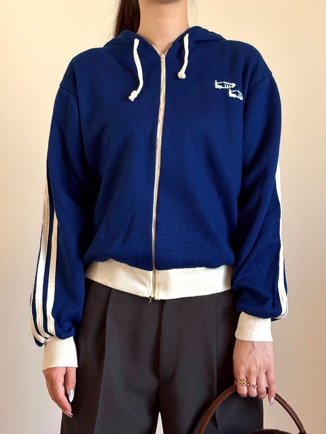 CU17-19 USED HOODIE -BLUE-