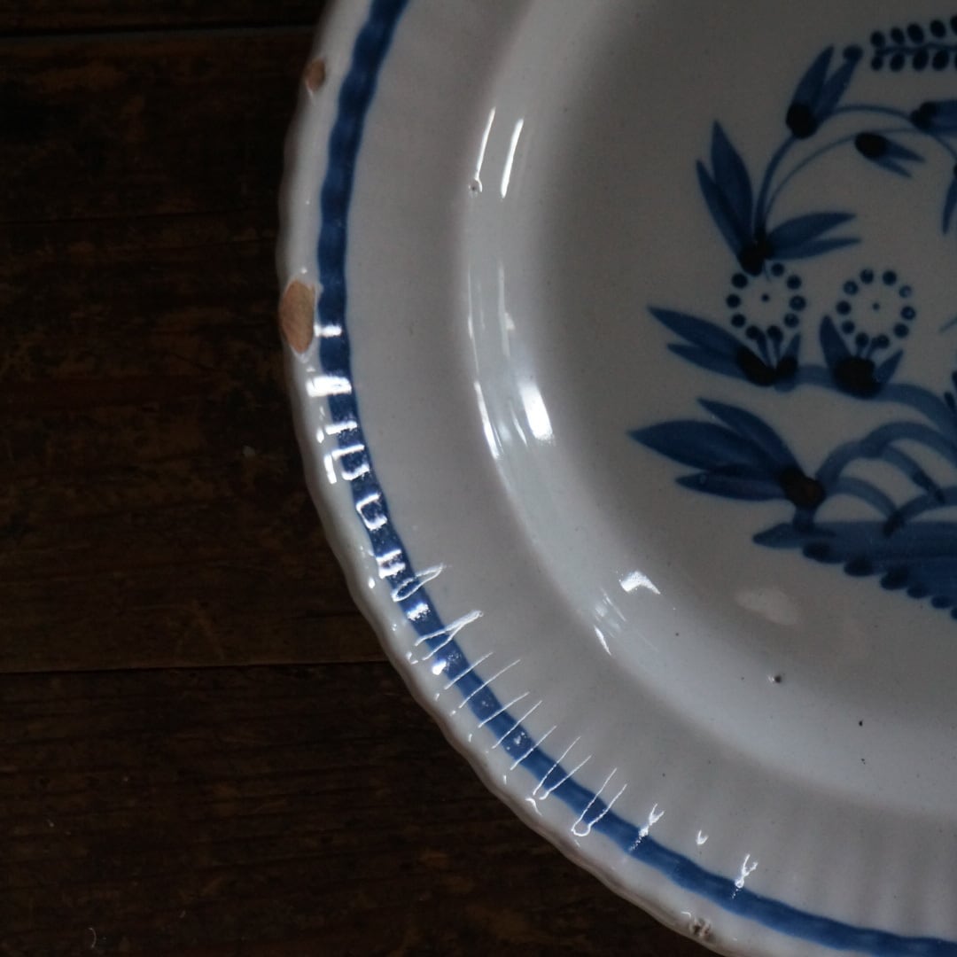 古いフランスの陶器皿 | Konishi Koffee web shop