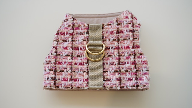 wear harness pink tweed　S/M size