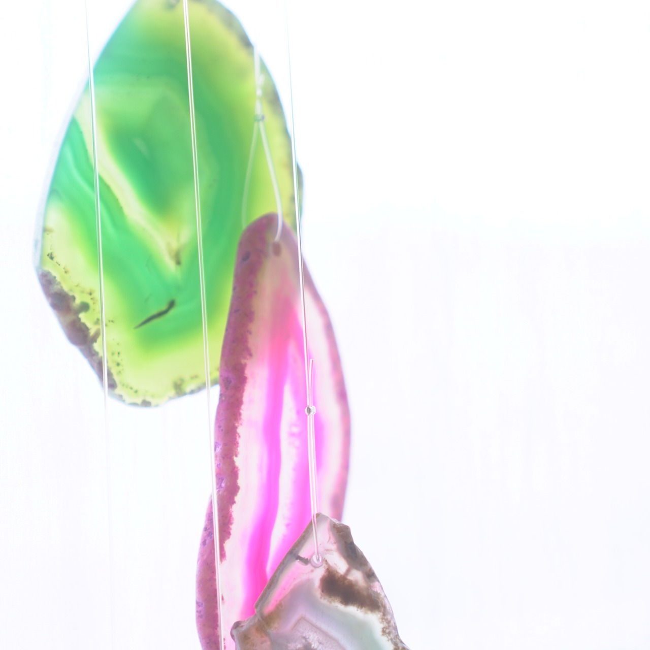 Mermaid Beach 16 - アゲートヒーリングチャイム / Agate Sun Catcher Wind Chime 597